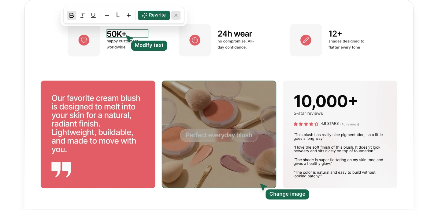 Full control powered by AI